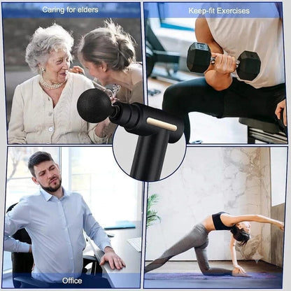 Premium Portable Fascial Massage Gun - Deep Tissue Muscle Massager