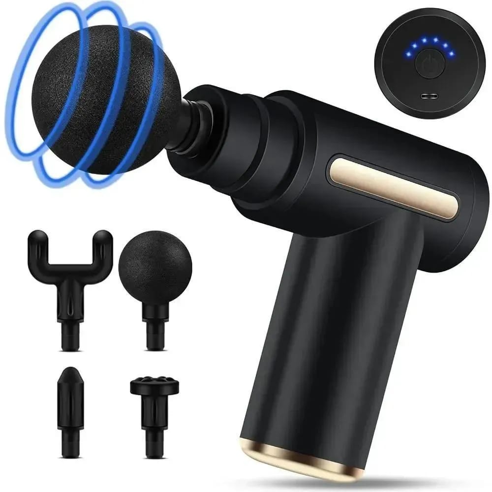 Fascial Massage Gun with 4 Massage Heads